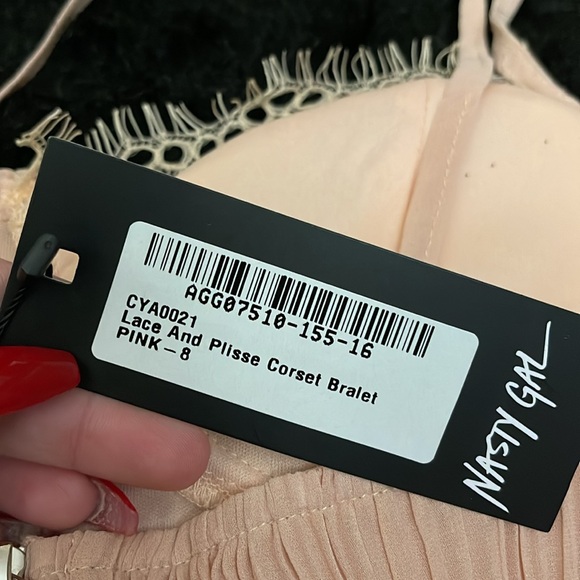 NWT Nasty Gal corset style top - Picture 3 of 4